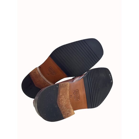 Coach J995 Malone men’s brown leather dress shoes oxfords size 7.5D SKU 4403 - Picture 11 of 15